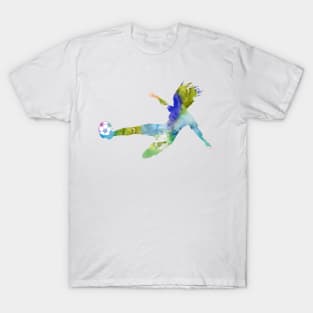Female Soccer Player T-Shirt